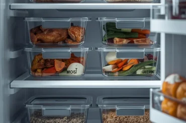 How long meal prep lasts in the fridge with organized refrigerated meal containers